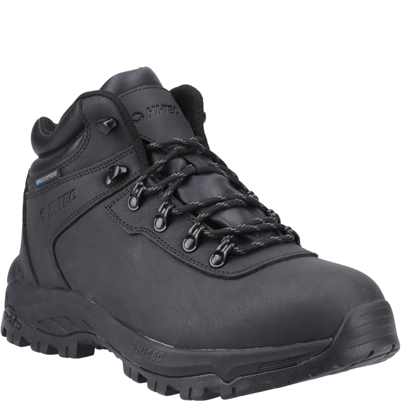 Mens Hi-Tec Black Eurotrek Lite Waterproof - Main Image
