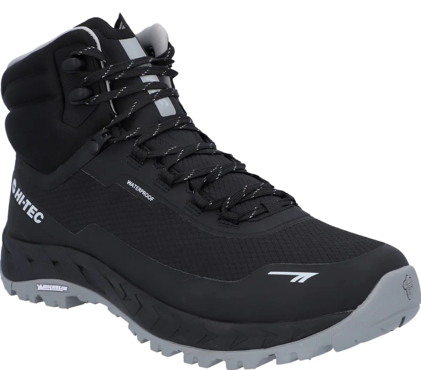 Mens Black Walking Boots