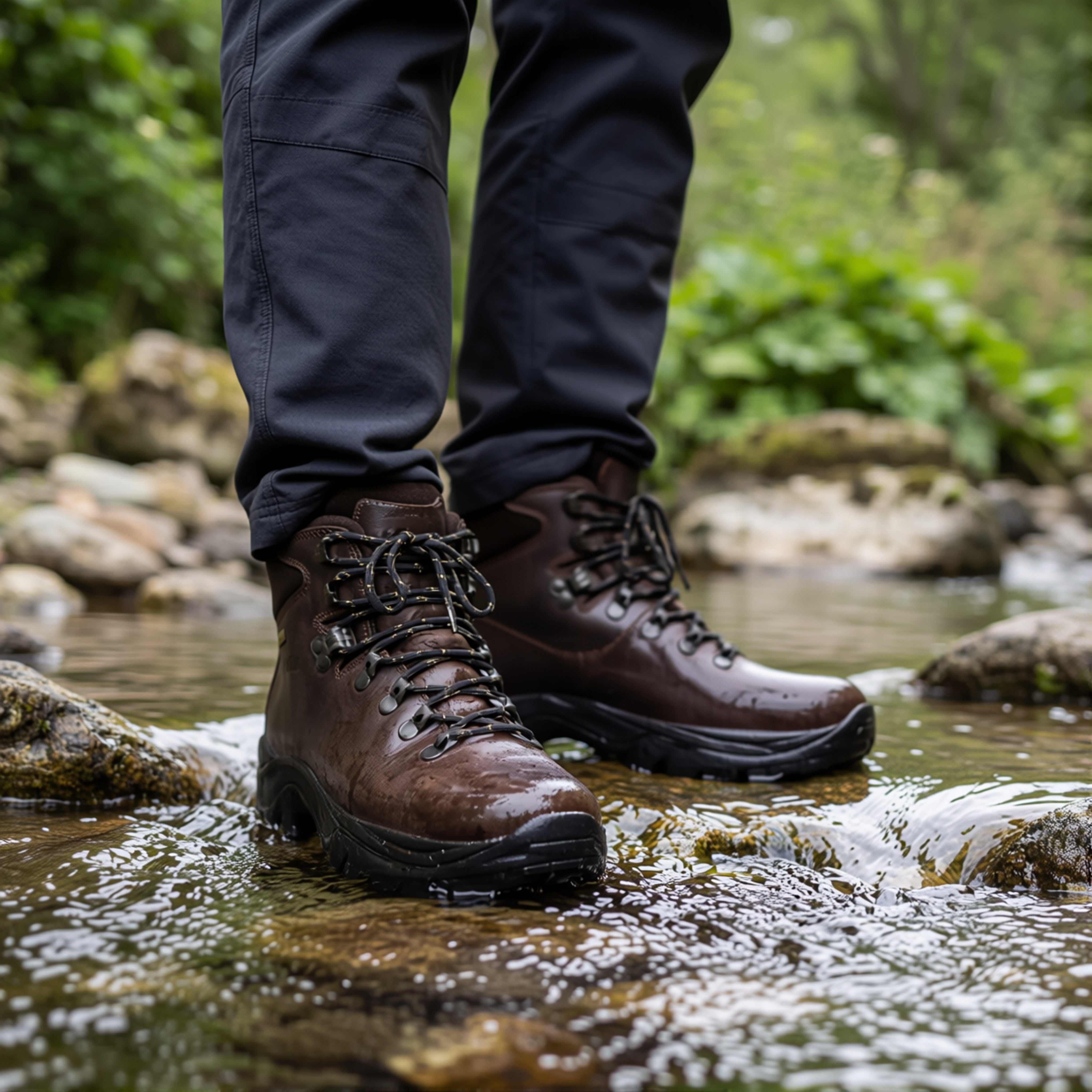 Womens Ravine Waterproof Leather Hiking Boots